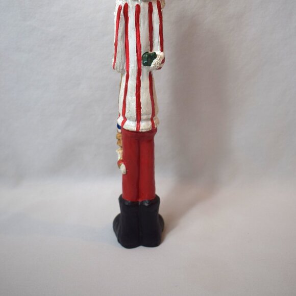 Vintage Resin Skinny Santa Claus Figure With Black Boots and Toys - Picture 6 of 11